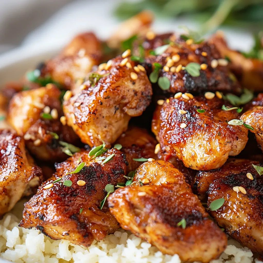 Golden brown chicken bites made juicy and crisp in an air fryer, perfect for an easy dinner.