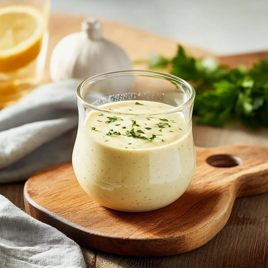 Creamy white wine sauce that's great with pasta, seafood, or chicken.