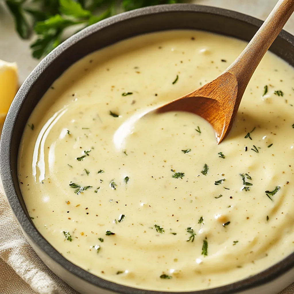 Mouthwatering creamy white wine sauce, ready to transform your favorite meals.