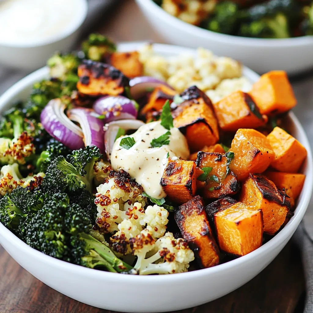 Bright and vibrant veggie quinoa bowls with roasted goodness, a perfect plant-based option.