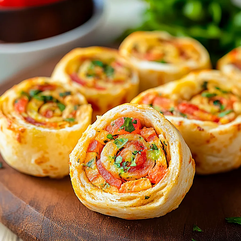 Mexican roll-ups, a simple and tasty spiral treat for any gathering.