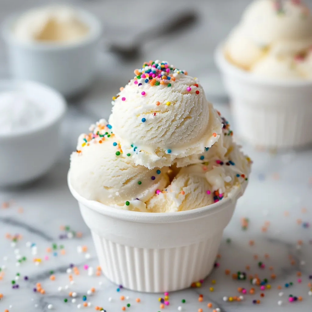 Creamy and sweet snow ice cream, a simple and delightful dessert perfect for snowy days.
