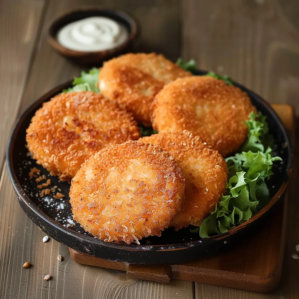 Traditional potato korokke, a crunchy and hearty Japanese-style treat.