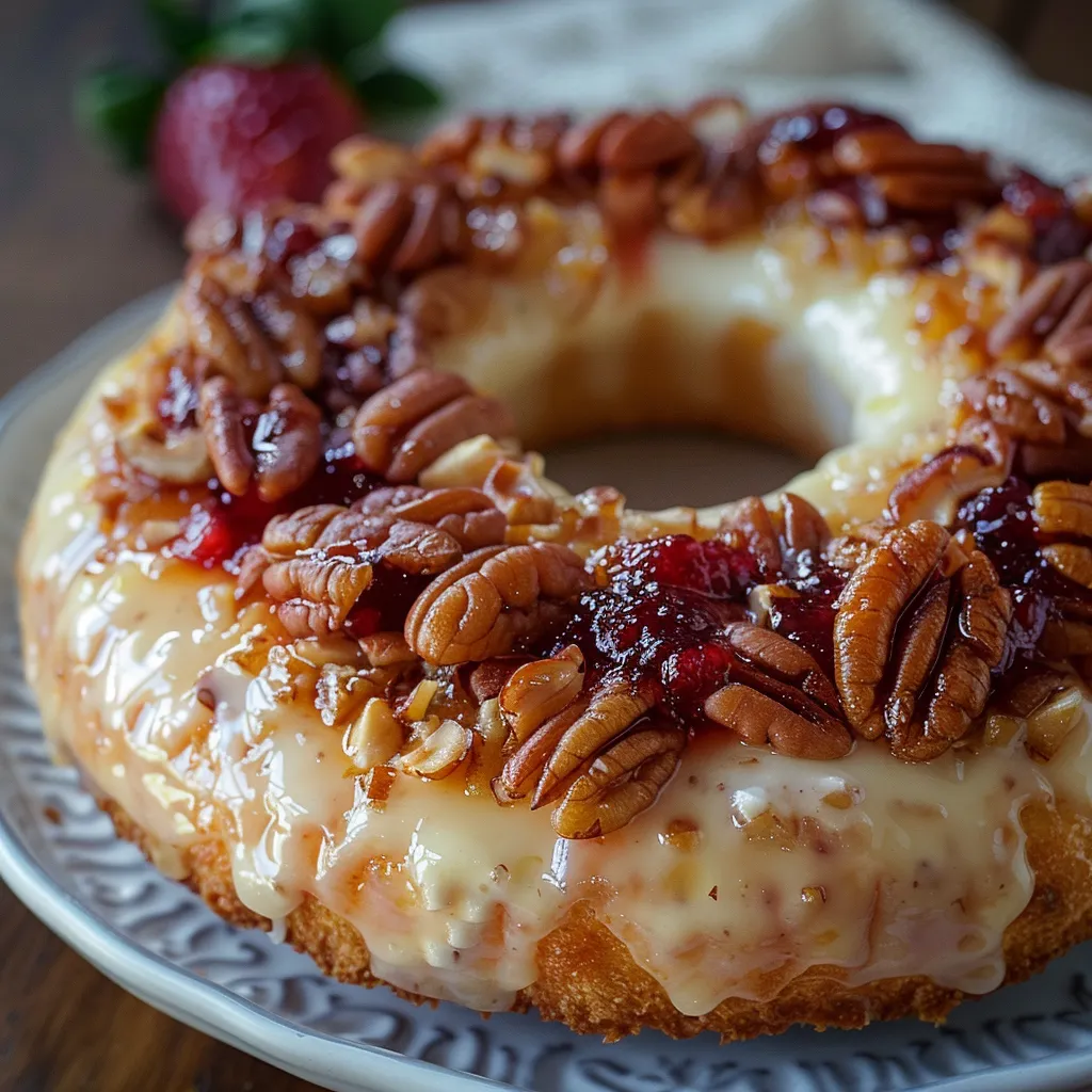 Rosalynn Carter’s classic cheese ring with sharp cheddar and pecans.