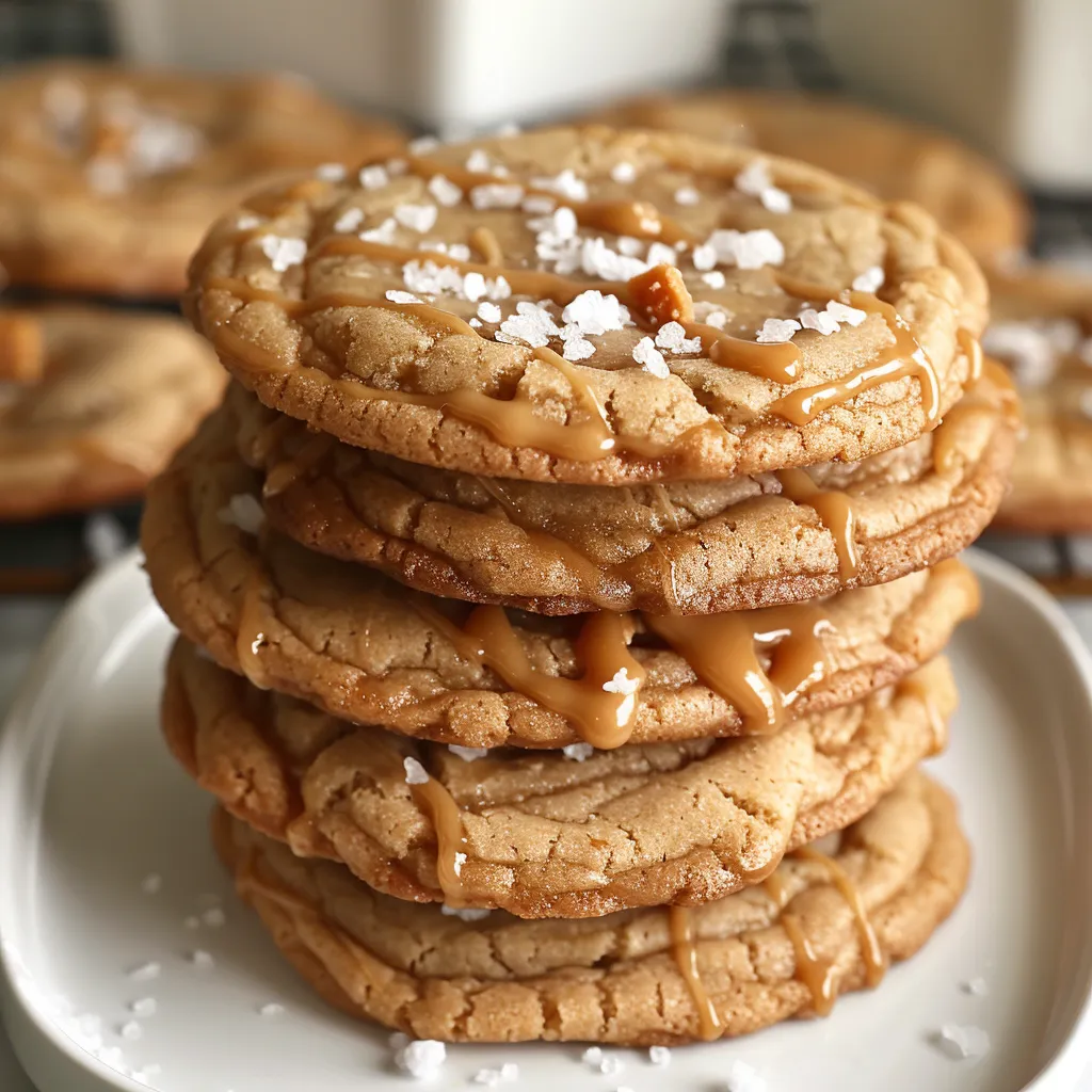 Easy Salted Caramel Cookies