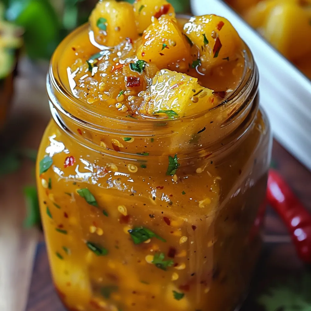 Habanero Pineapple Sauce