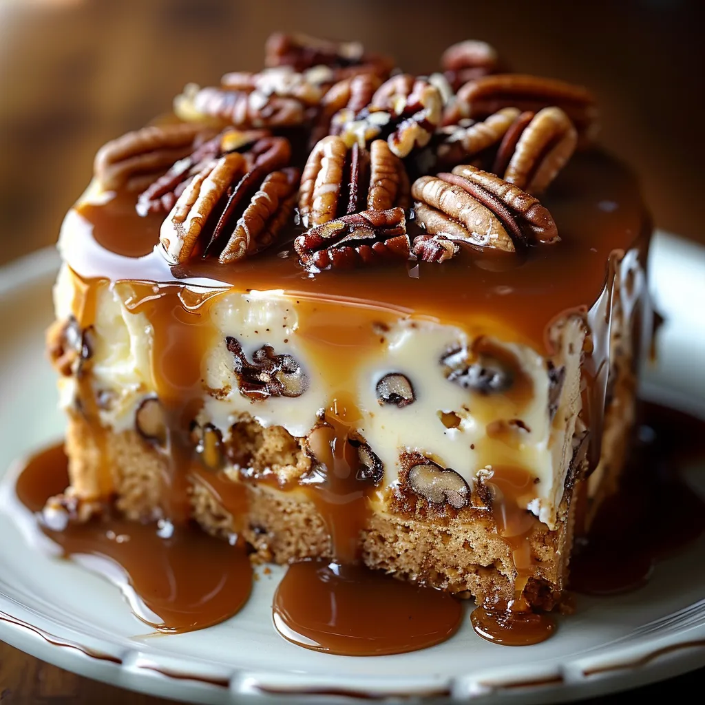 Sweet Buttery Praline Pecan Cake