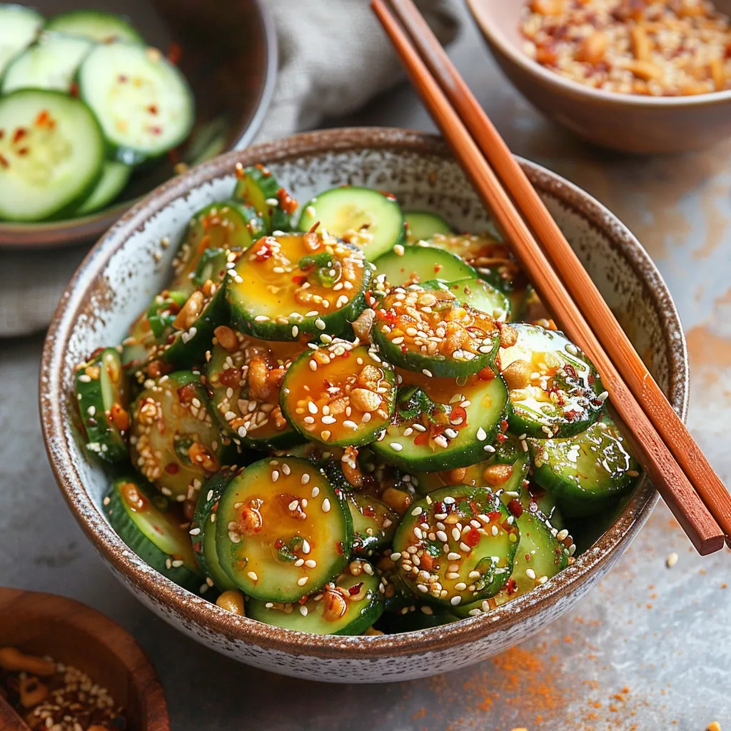 Chili Crisp Cucumber Crunch
