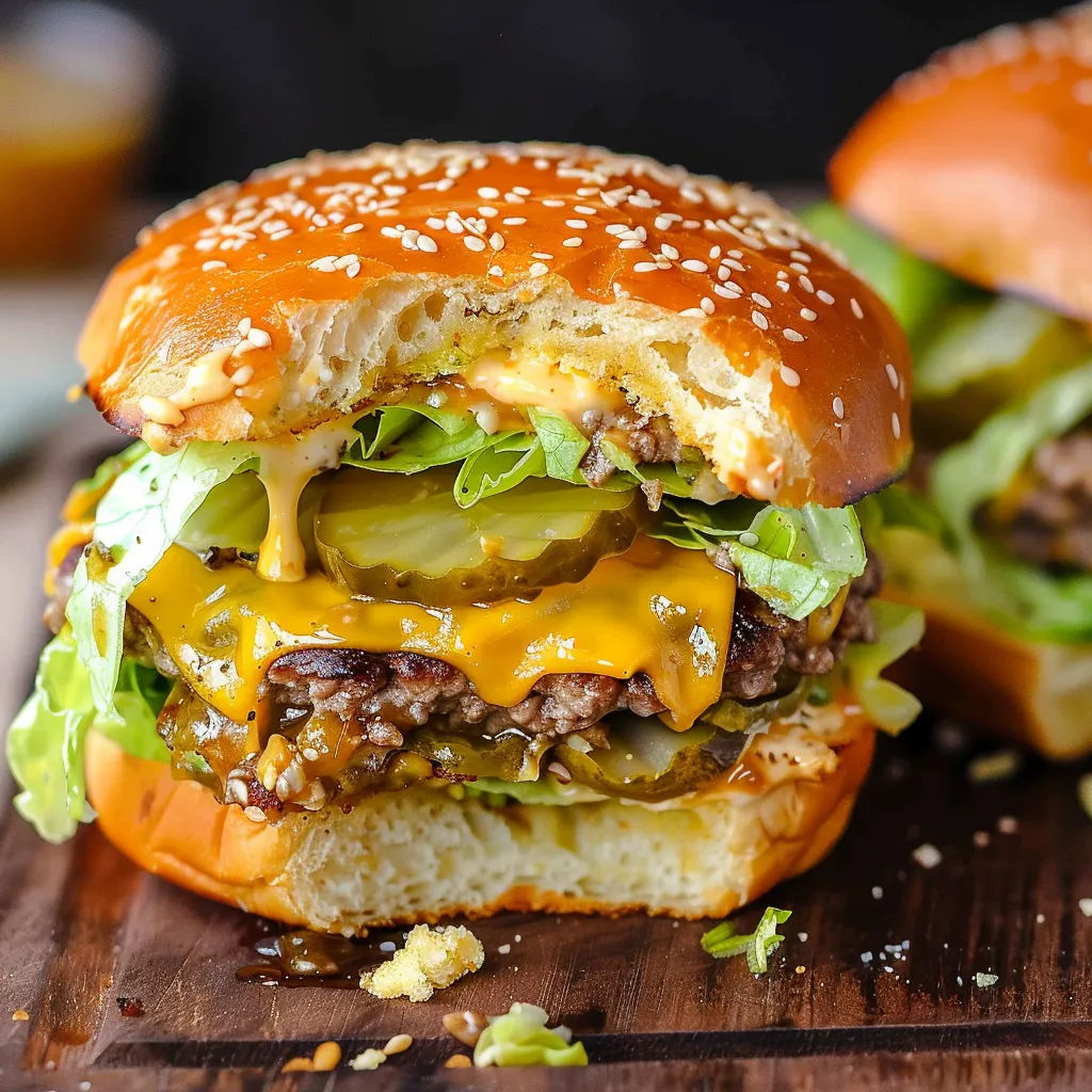 Mini Big Mac Burgers