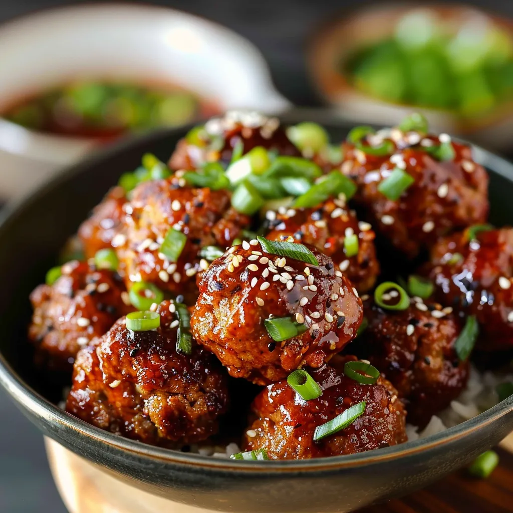 Korean Meatballs