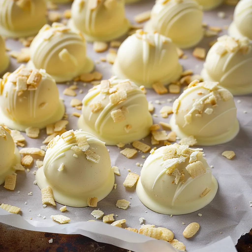 A plate of white balls with nuts on top.