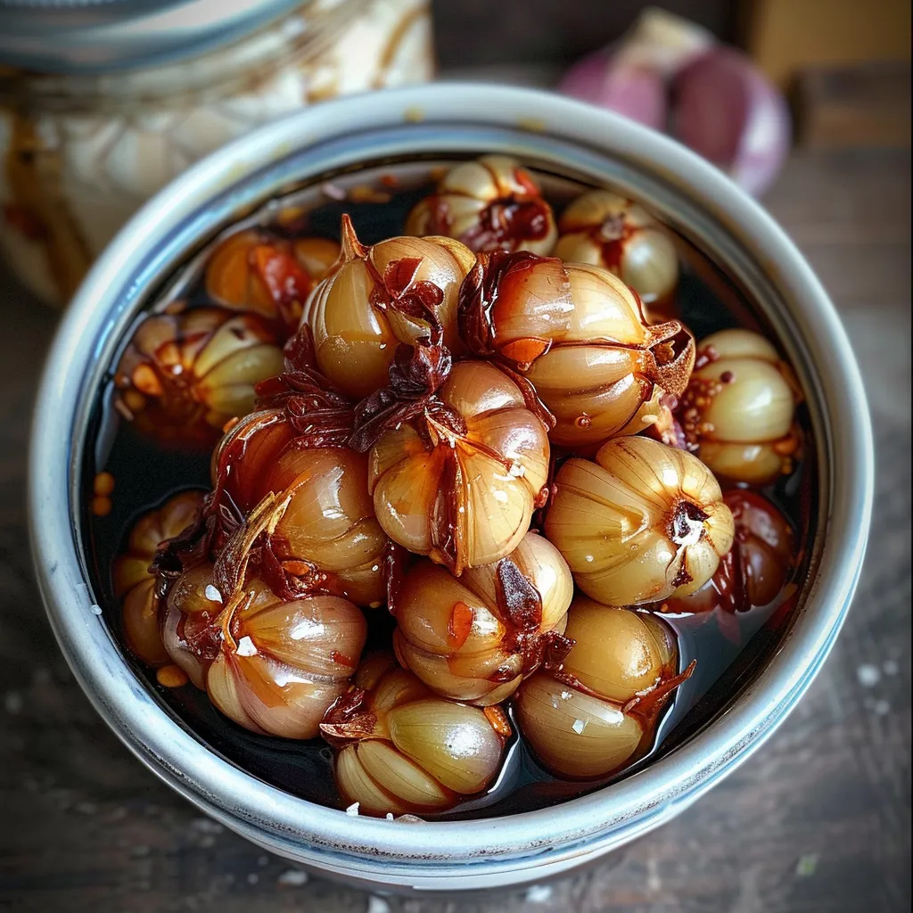 A bowl of garlic cloves.