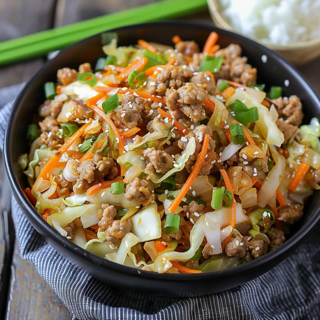 A bowl of meat and vegetables.