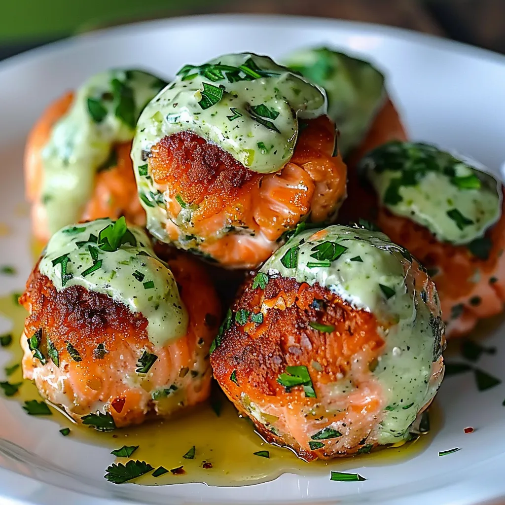 A dish with golden bites and creamy dip.