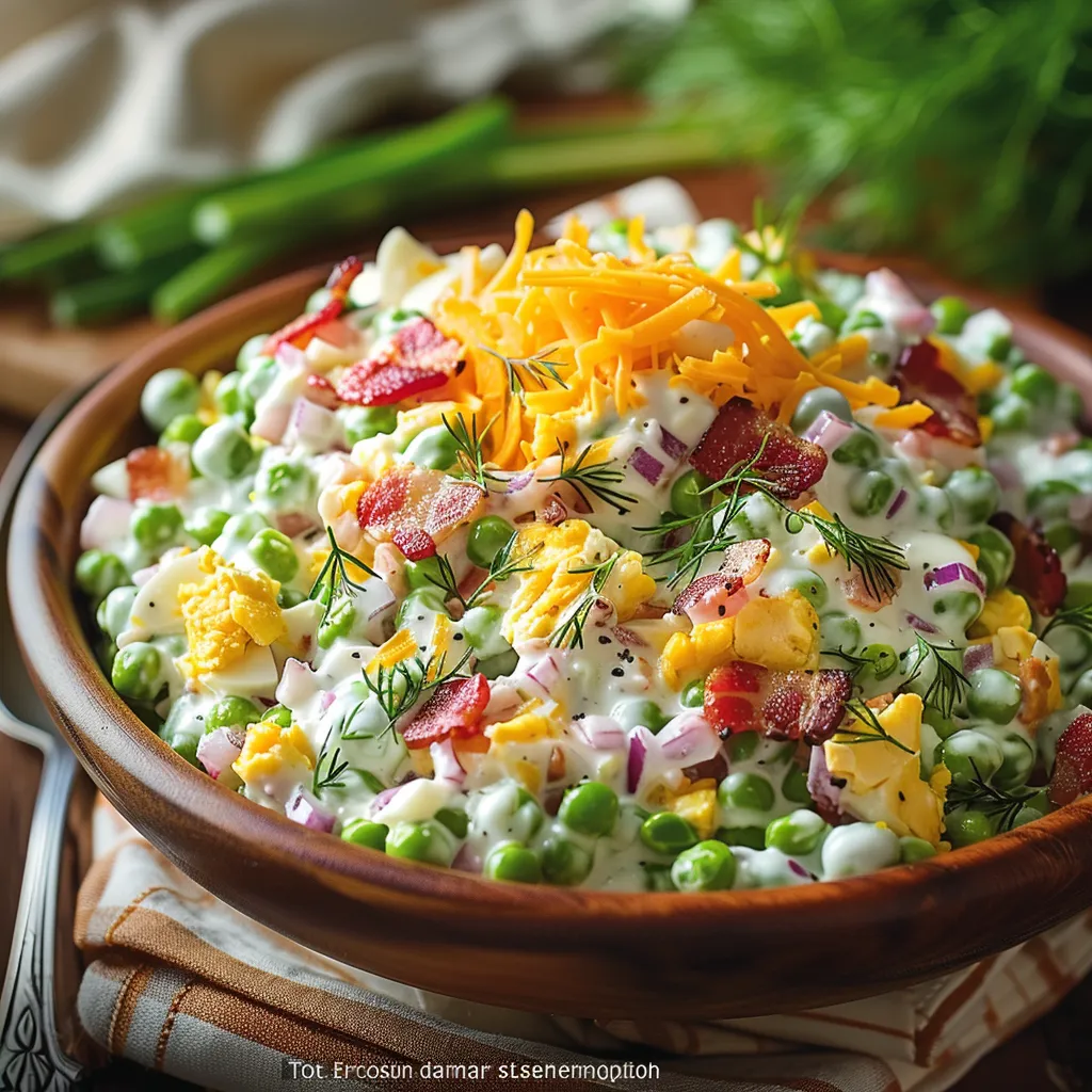 A dish topped with crispy bacon and shredded cheese.
