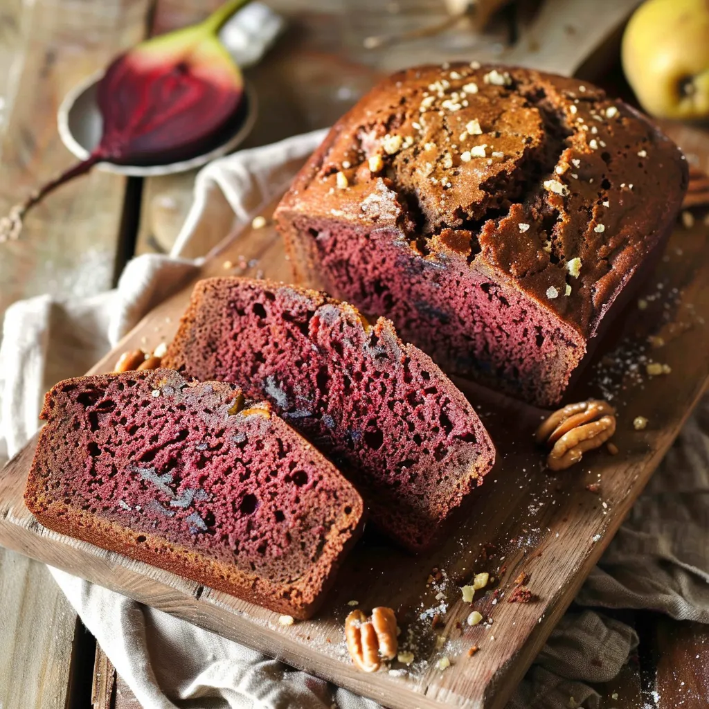 A sliced bread loaf with visible texture.