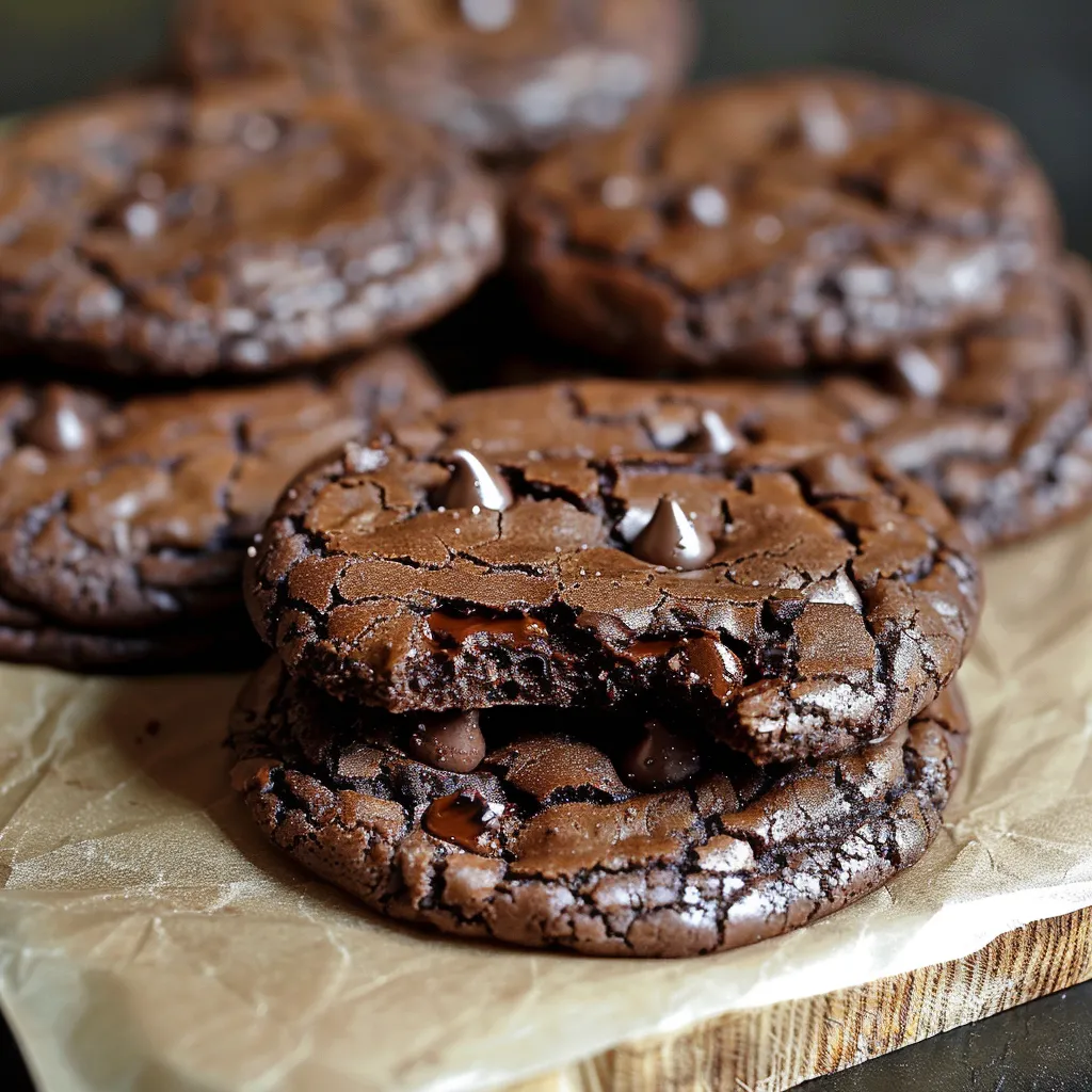 Chocolate chip cookies on a paper towel.