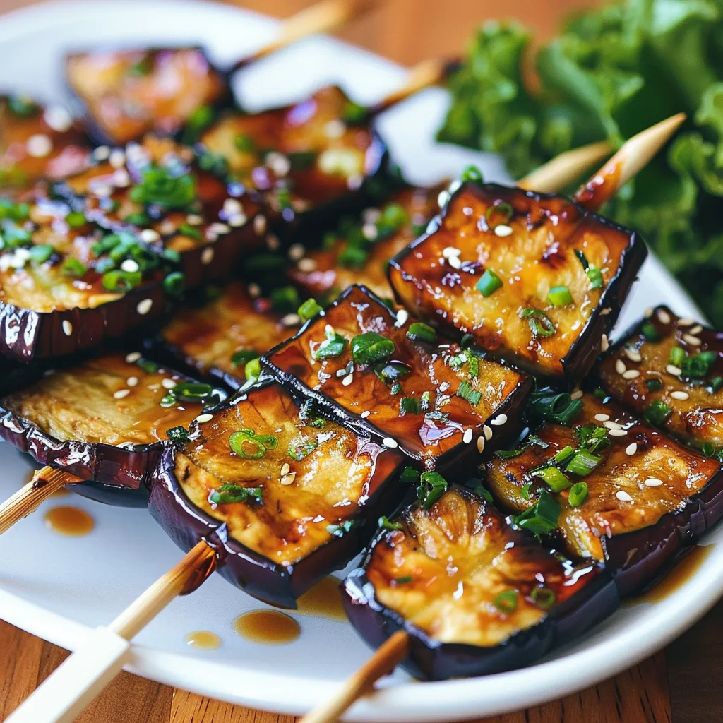 A tasty dish on a skewer for easy eating.