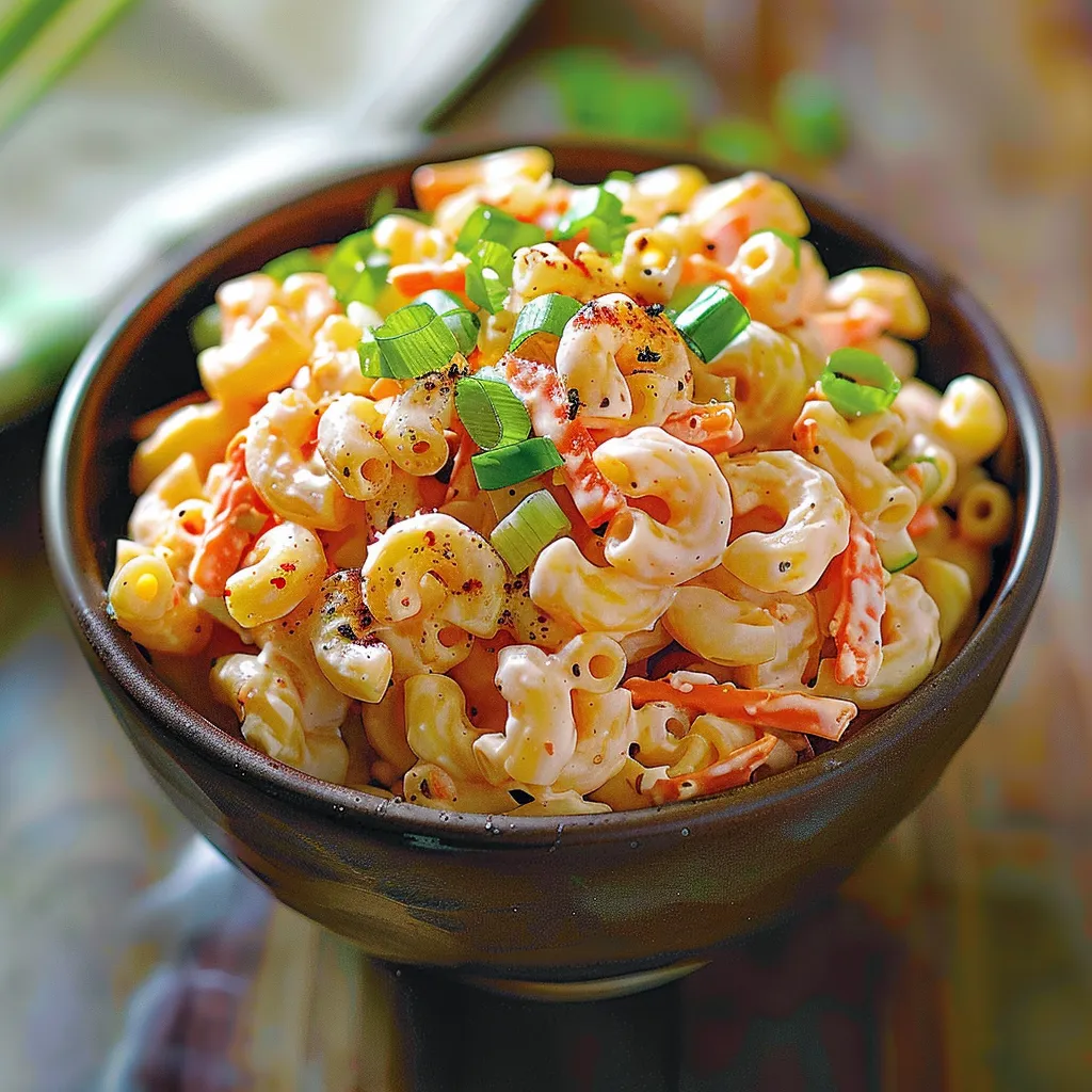 A bowl of pasta topped with green onions.