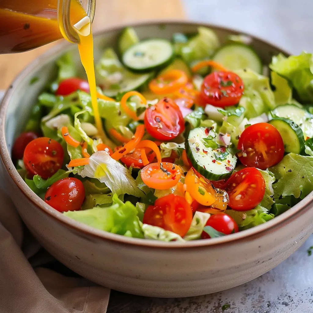 Fresh garden salad mix with vibrant vegetables creating a nourishing side option.