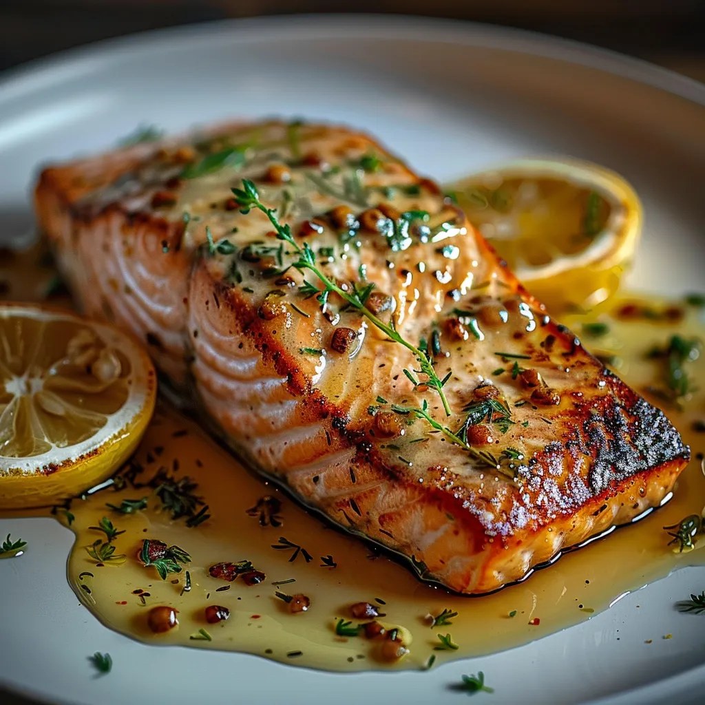 Buttery Garlic Salmon