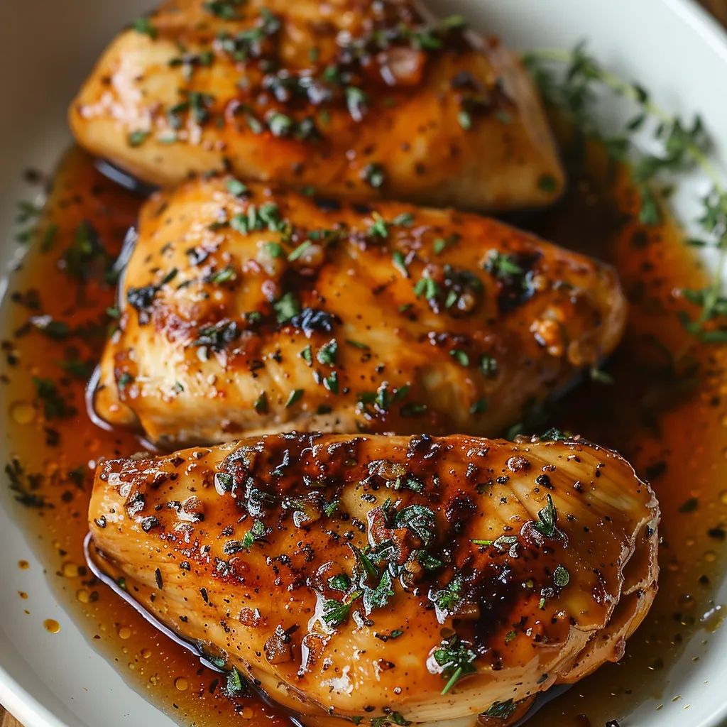 Tender, glossy chicken coated in a sweet garlic sauce, easy and delicious.