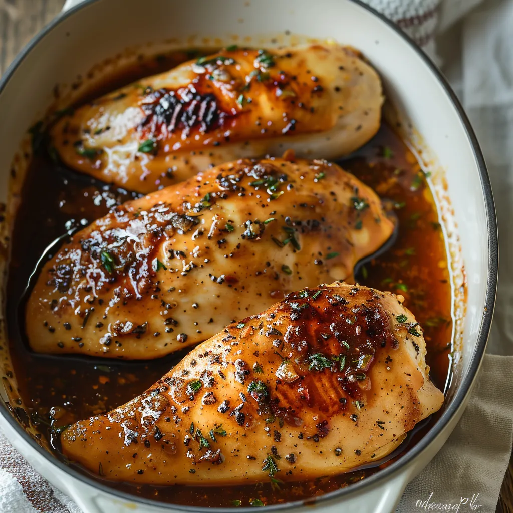Tender chicken with a caramelized brown sugar garlic coating, perfectly balanced flavors.