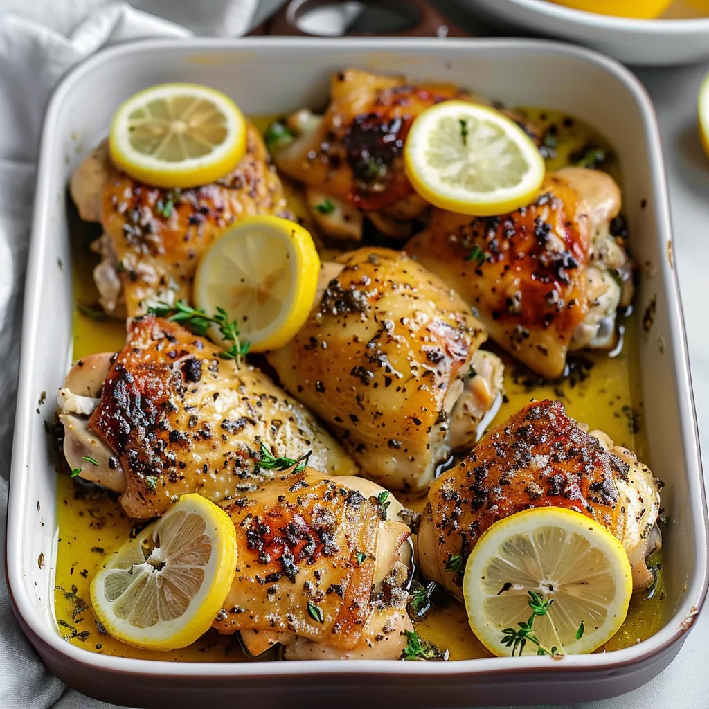 Tangy Greek lemon chicken, a vibrant and flavorful dish suitable for any occasion.