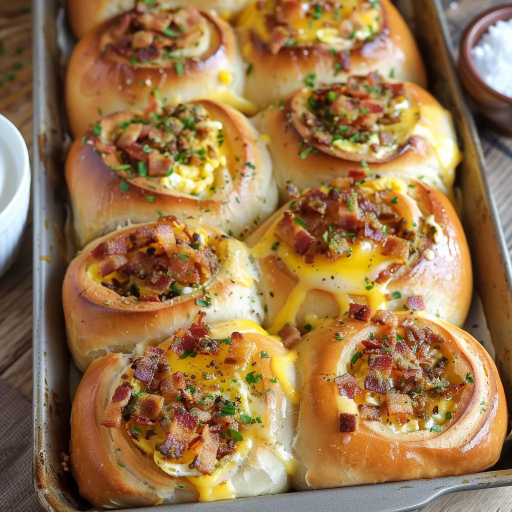 Fluffy breakfast buns, the perfect warm treat to kick off your morning.