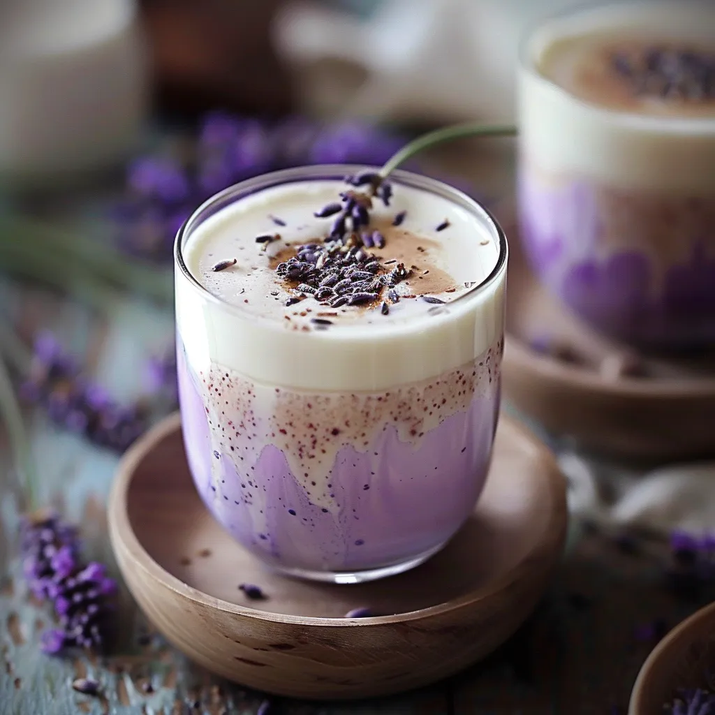 Fresh Lavender Tea Drink