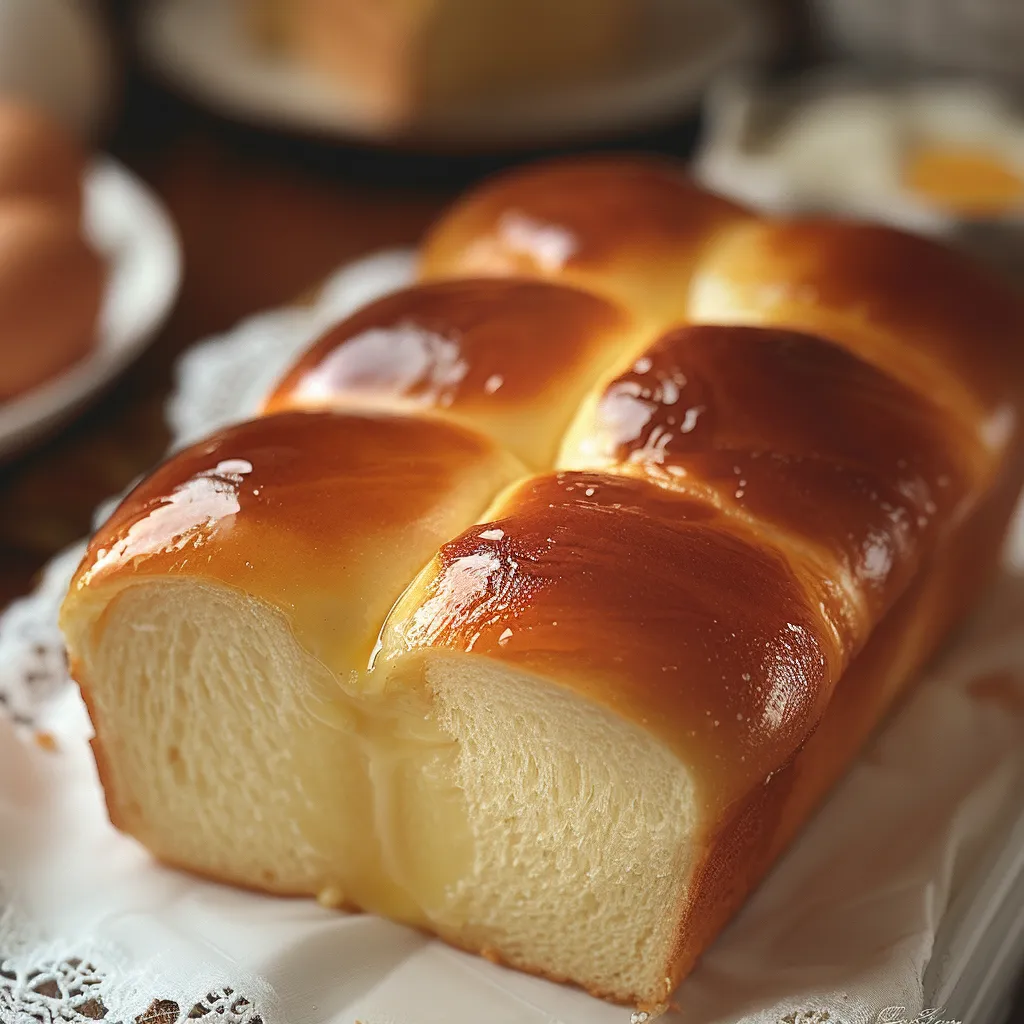 Golden crusted bread sitting lovely on a white plate.