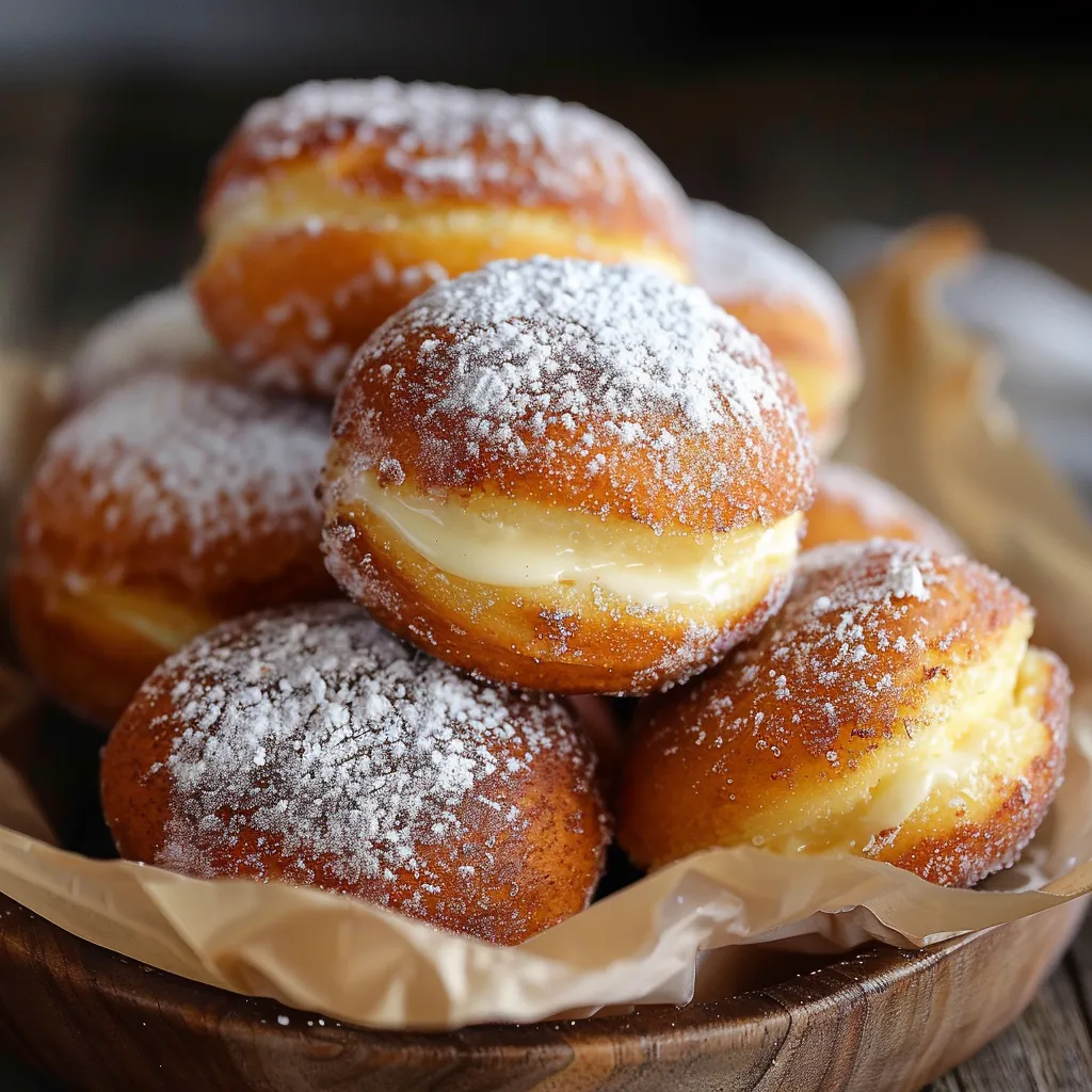 A bowl full of sugary doughnuts.