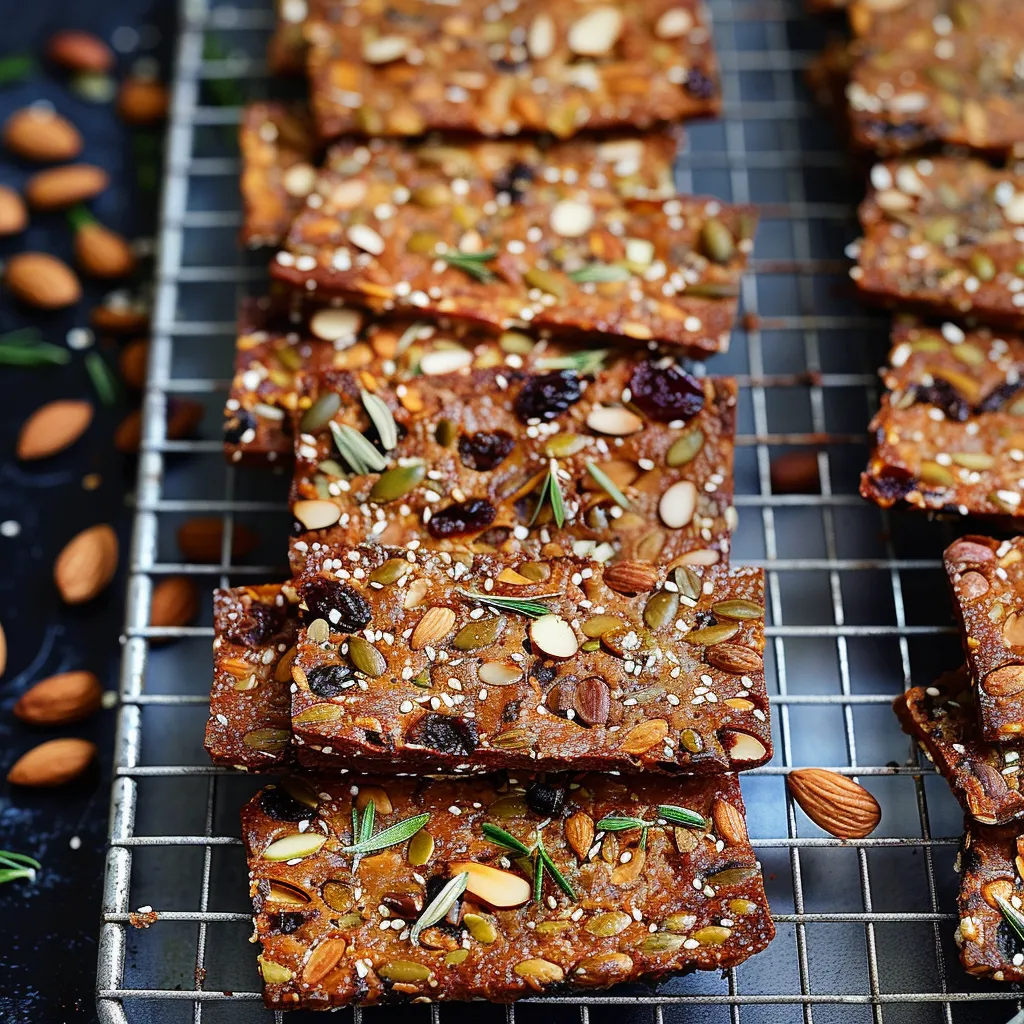 A tray of food with nuts and seeds on it.