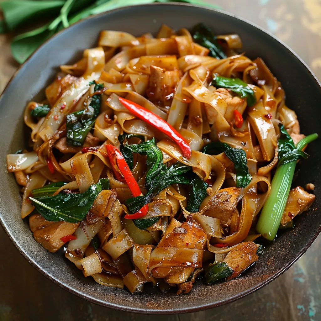 A bowl of noodles with meat and vegetables.