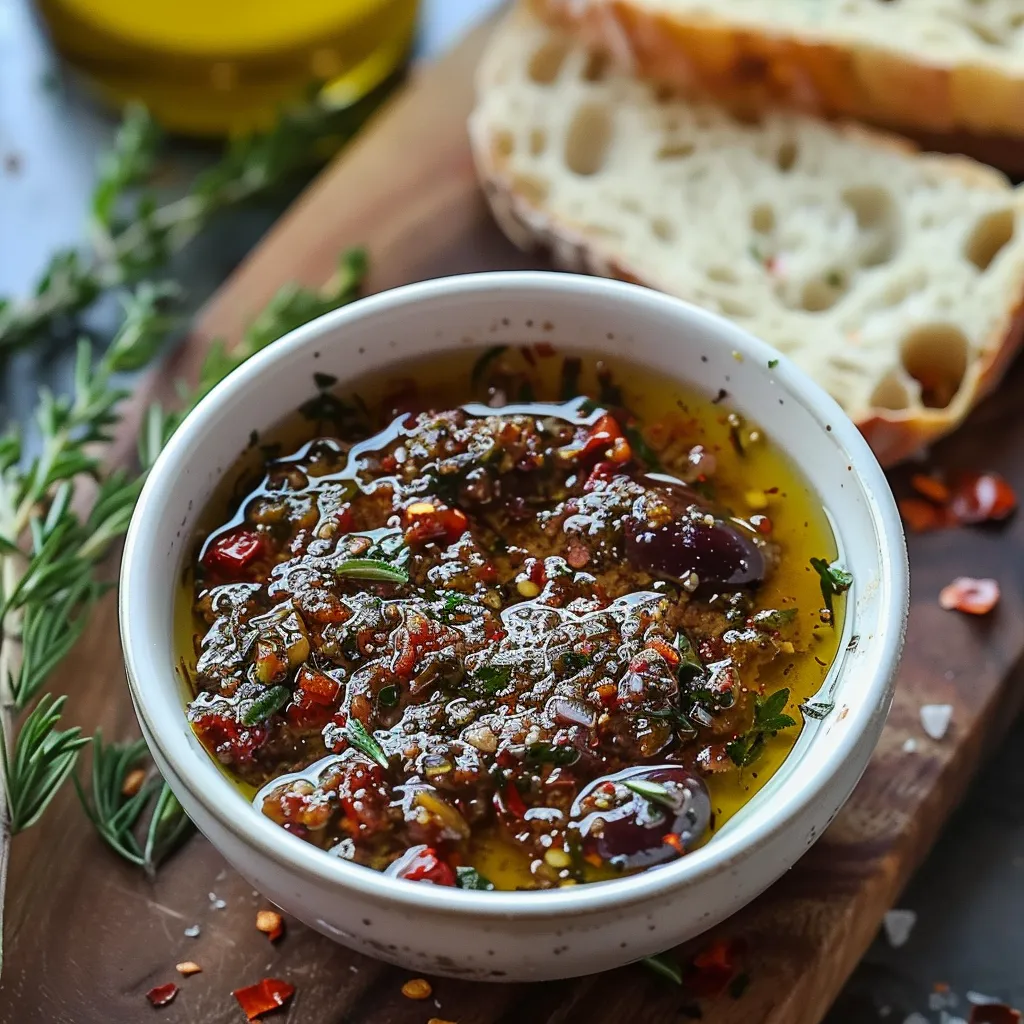 A plate of mixed olives and peppers.