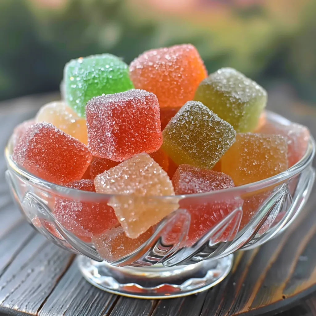 A bowl of colorful candies.