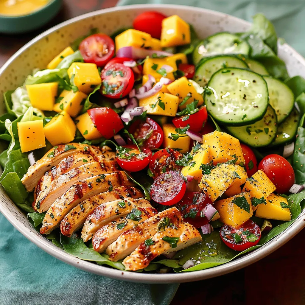 A bowl bursting with crisp veggies and juicy fruits.