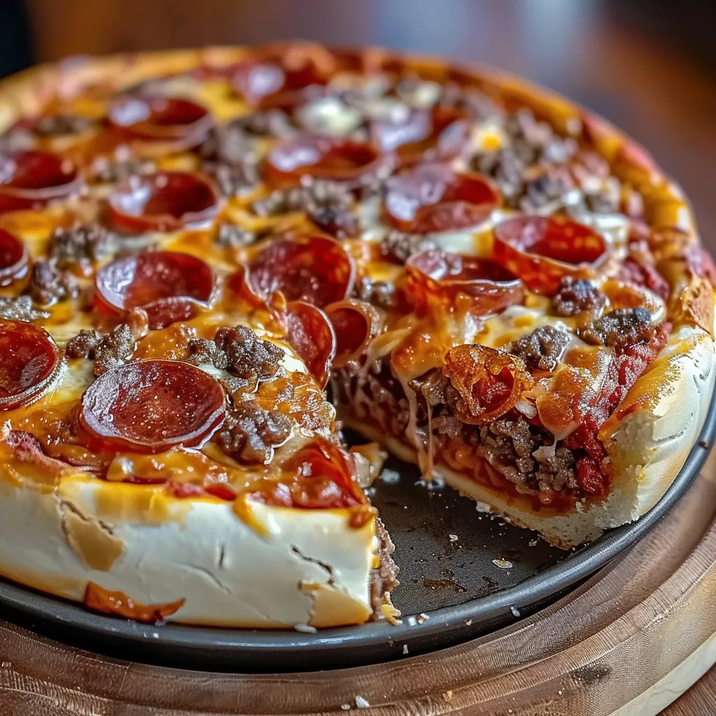A slice of pepperoni pizza on a plate.