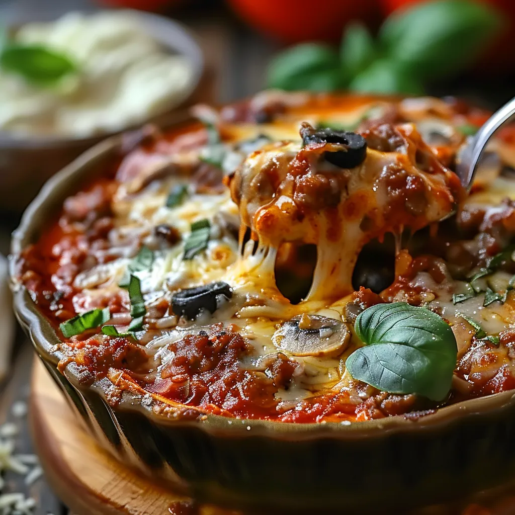 A delicious bowl filled with food and a spoon resting inside.